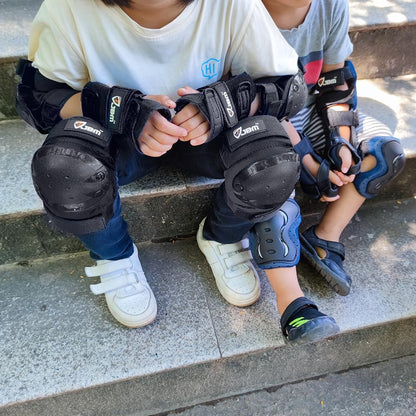 Adult & Kids Knee Pads Elbow Pads and Wrist Guards for Inline Skating, Roller Skating, Skateboarding, Scootering