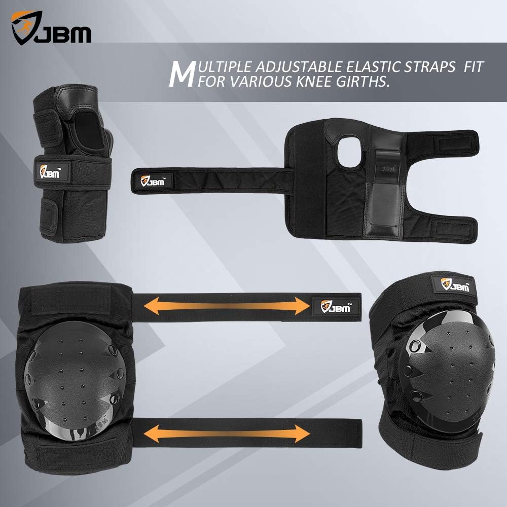 Adult & Kids Knee Pads Elbow Pads and Wrist Guards for Inline Skating, Roller Skating, Skateboarding, Scootering
