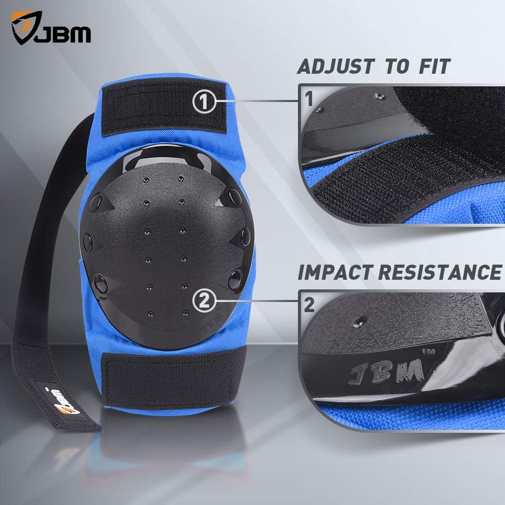 Adult & Kids Knee Pads Elbow Pads and Wrist Guards for Inline Skating, Roller Skating, Skateboarding, Scootering