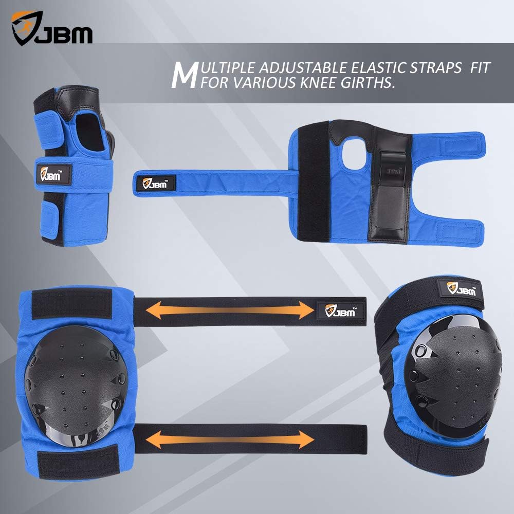Adult & Kids Knee Pads Elbow Pads and Wrist Guards for Inline Skating, Roller Skating, Skateboarding, Scootering