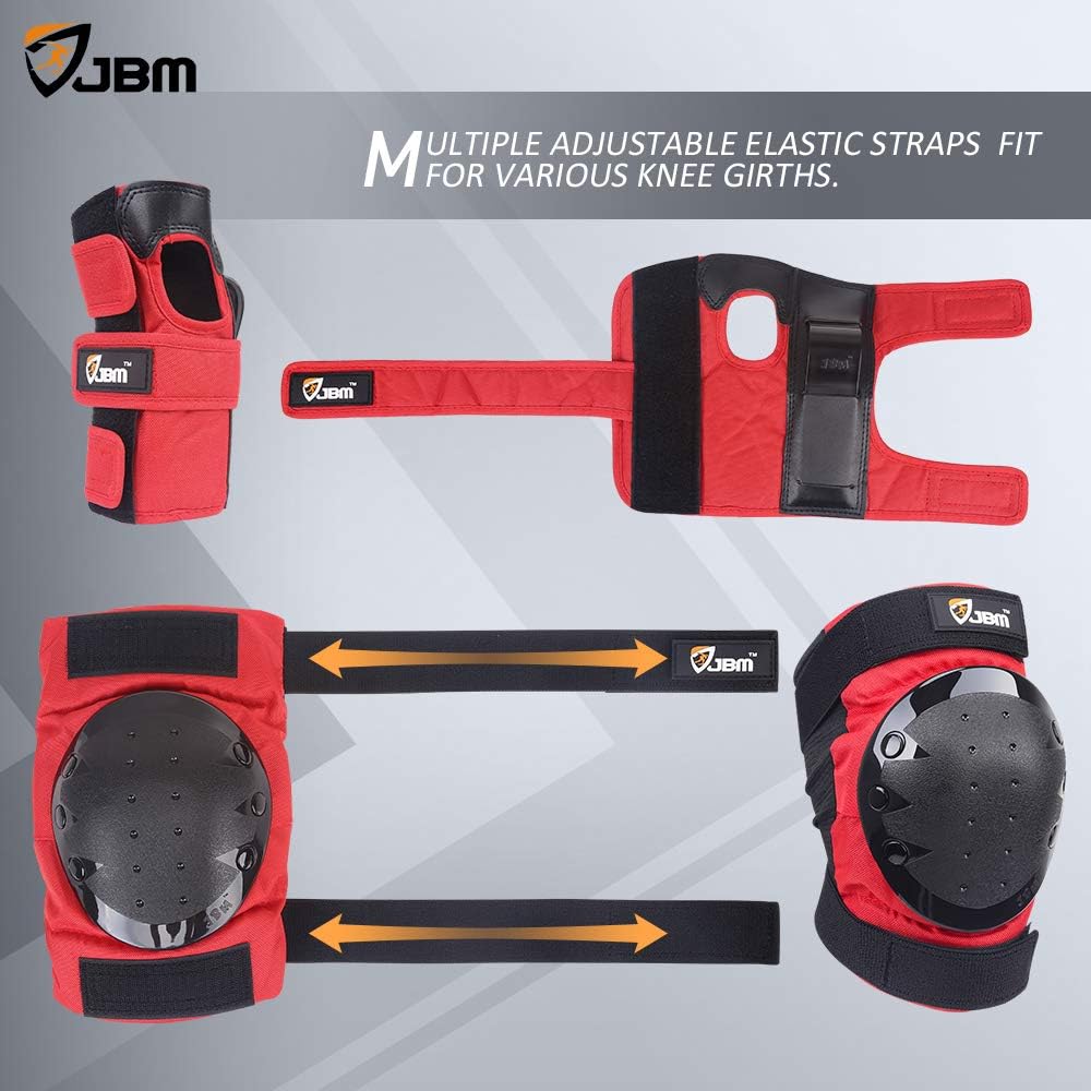 Adult & Kids Knee Pads Elbow Pads and Wrist Guards for Inline Skating, Roller Skating, Skateboarding, Scootering
