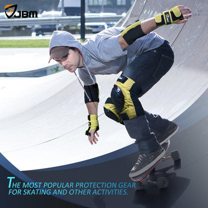 Adult & Kids Knee Pads Elbow Pads and Wrist Guards for Inline Skating, Roller Skating, Skateboarding, Scootering