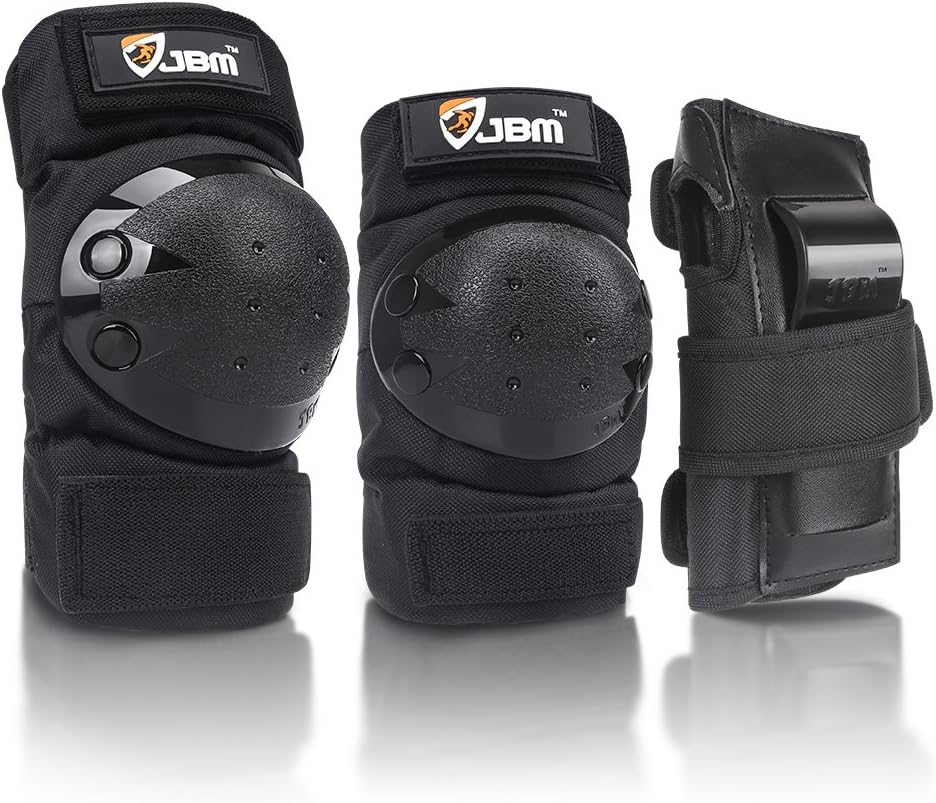 Adult & Kids Knee Pads Elbow Pads and Wrist Guards for Inline Skating, Roller Skating, Skateboarding, Scootering