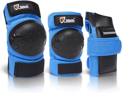 Adult & Kids Knee Pads Elbow Pads and Wrist Guards for Inline Skating, Roller Skating, Skateboarding, Scootering
