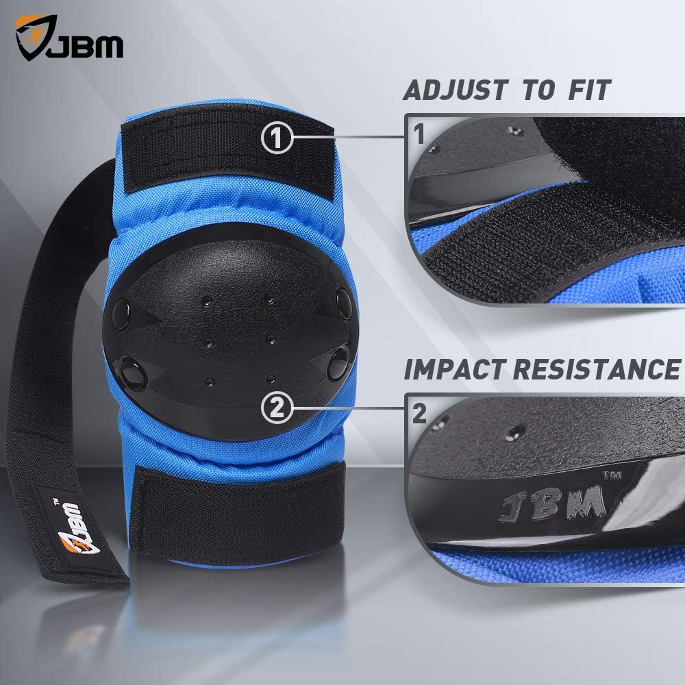 Adult & Kids Knee Pads Elbow Pads and Wrist Guards for Inline Skating, Roller Skating, Skateboarding, Scootering
