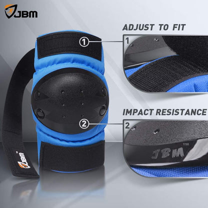 Adult & Kids Knee Pads Elbow Pads and Wrist Guards for Inline Skating, Roller Skating, Skateboarding, Scootering