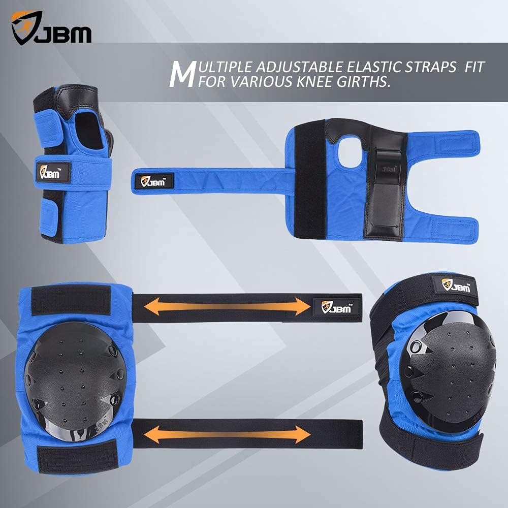 Adult & Kids Knee Pads Elbow Pads and Wrist Guards for Inline Skating, Roller Skating, Skateboarding, Scootering