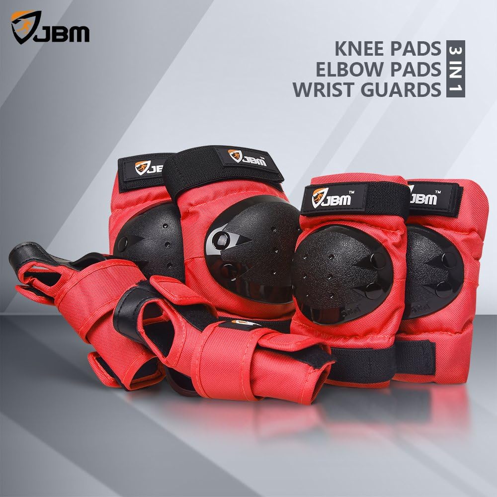 Adult & Kids Knee Pads Elbow Pads and Wrist Guards for Inline Skating, Roller Skating, Skateboarding, Scootering