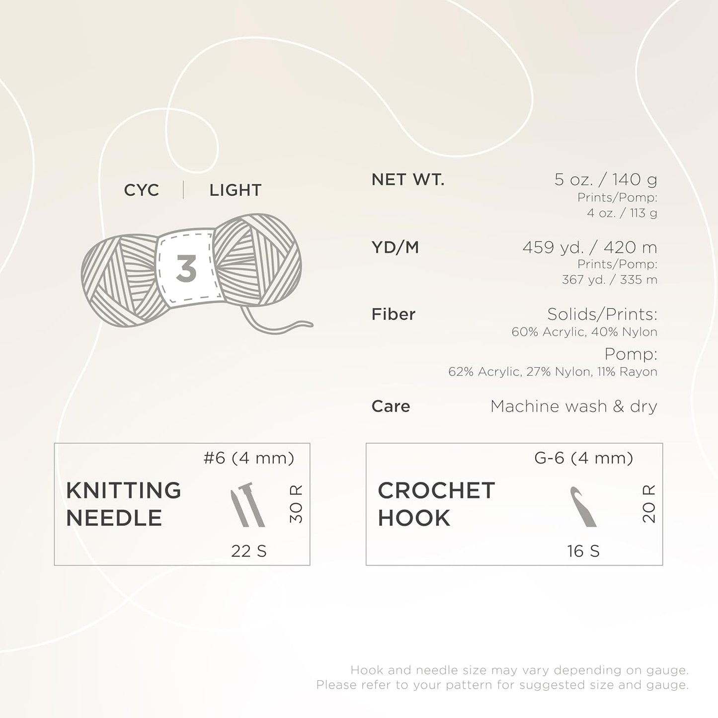 Baby Soft Baby Blanket Yarn for Crocheting, Knitting, and Crafts, Lemonade, 1 Pack | Light DK Acyrlic Nylon Blend Fiber for Soft Baby Blankets, Knit Garments, Crochet Hats, Machine Washable Yarn