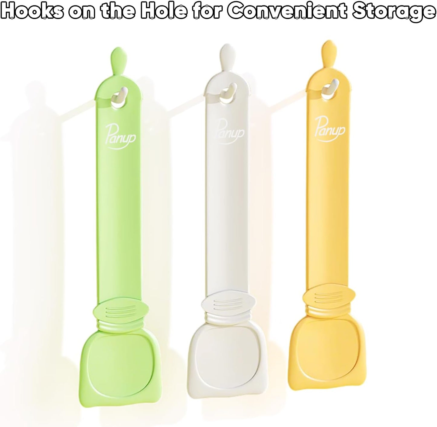 Cat Strip Feeder - 3 Colors Cat Stripe Squeeze Spoon, Treat Feeding Wet Spoons, Cat Food Treat Spoon Dispenser for Pet, White, Green, Yellow