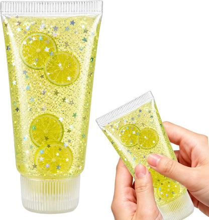 Toothpaste Squishy Toy, Slow Rising Squeeze Stress Relief Fidget(Yellow)