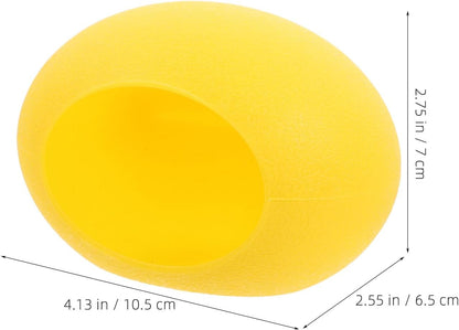 Cute Yellow Hamster Cave Hideout Bed, Soft Small Animal Nest, Cozy Hamster Sleeping House for Cage Habitat