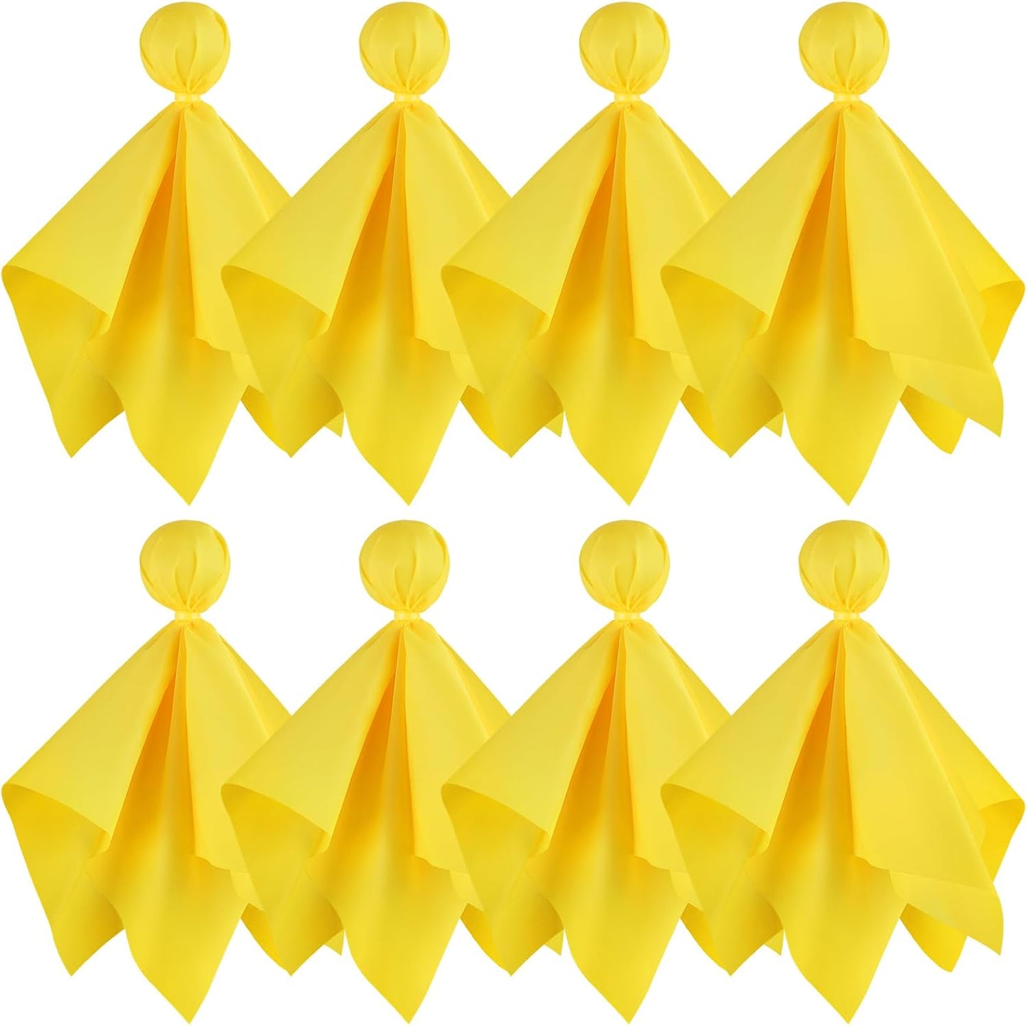 Football Penalty Flags, 8-Pack Yellow Referee Flags for Games and Parties | Yellow Football Penalty Flags, 8-Piece Referee Set for Football Games, Fan Events, Sports Parties and Game Day Activities