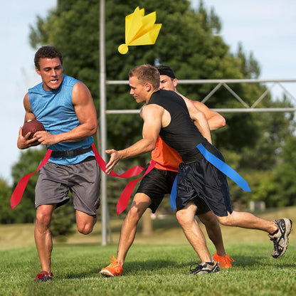 Football Penalty Flags, 8-Pack Yellow Referee Flags for Games and Parties | Yellow Football Penalty Flags, 8-Piece Referee Set for Football Games, Fan Events, Sports Parties and Game Day Activities
