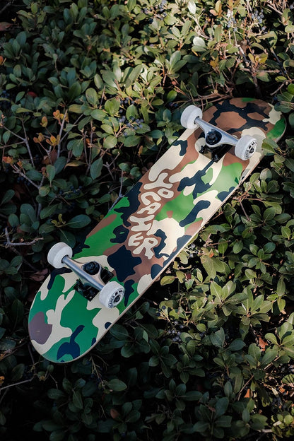 Pro Skateboards Blank, Checker, Camo Professional Complete Skateboard 7.75" w/ 7Ply Maple Deck, Aluminum Alloy Truck, ABEC-9 Bearing, 54mm Skateboard Wheels, Concave Cruiser Trick Skateboard