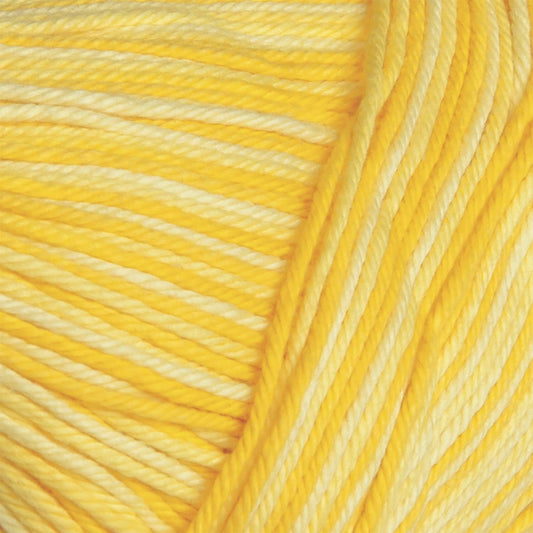 Dishie Yellow Worsted Weight 100% Cotton Yarn for Crocheting | 100g of solid colored yarn in Sunshie color for dishcloths, machine washable.