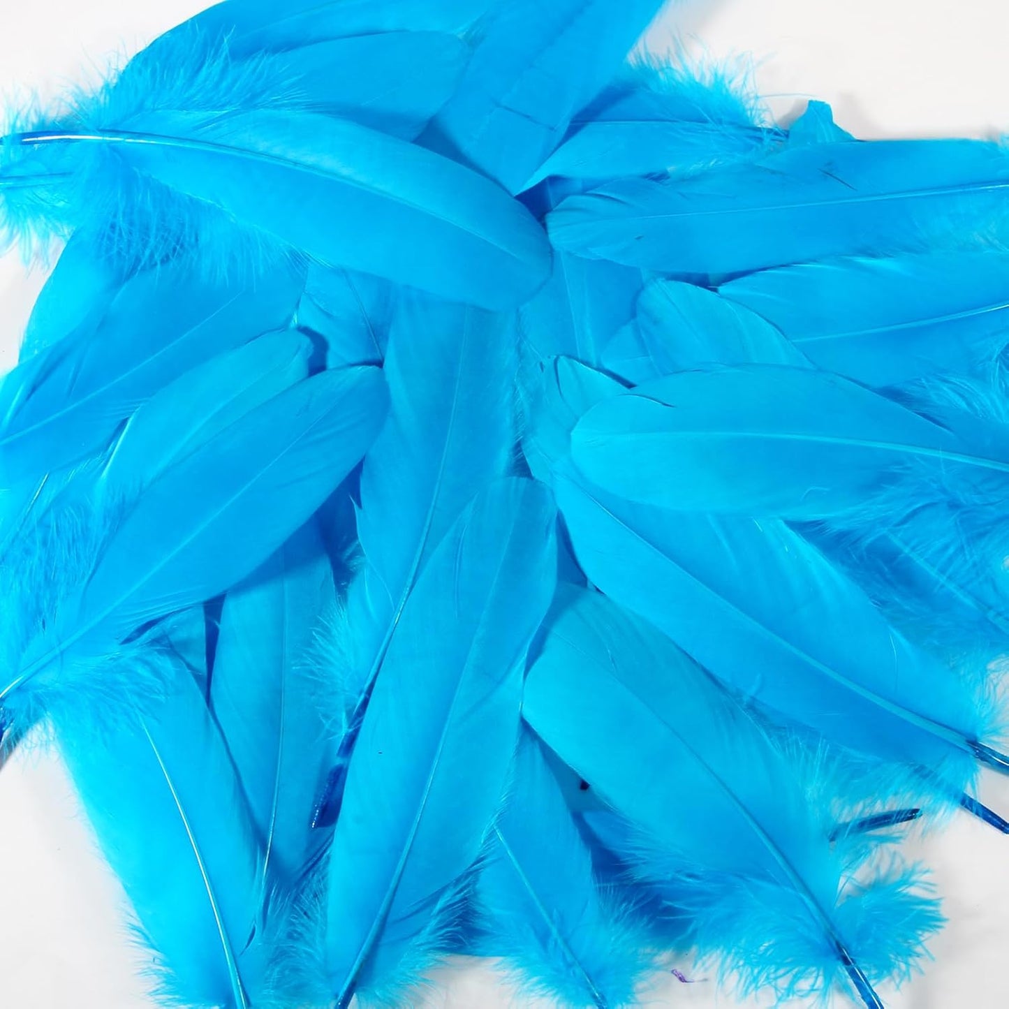 120pcs Yellow Goose Feathers Natural Bulk 6-8 inch 15-20cm for Crafts DIY Cosplay Wedding Party Halloween Decoration Goose Nagoire Feathers