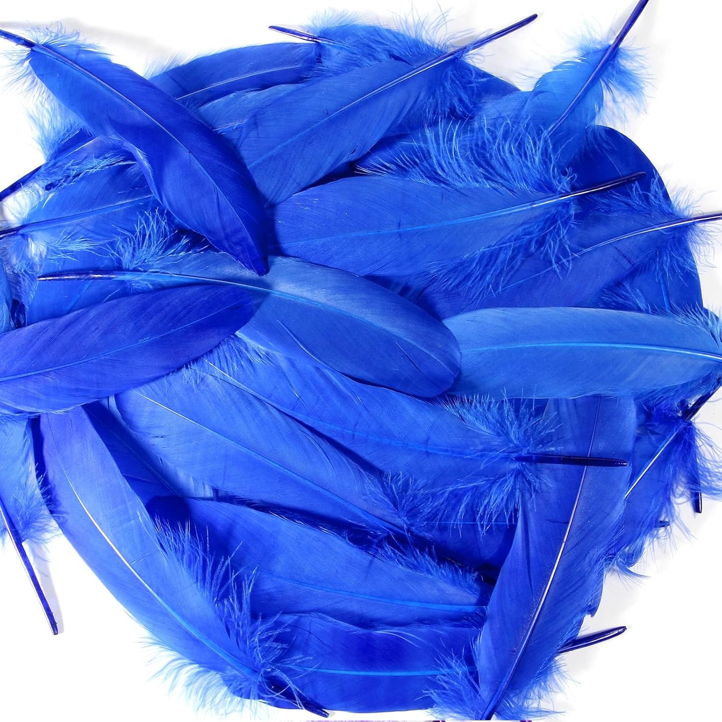 120pcs Yellow Goose Feathers Natural Bulk 6-8 inch 15-20cm for Crafts DIY Cosplay Wedding Party Halloween Decoration Goose Nagoire Feathers