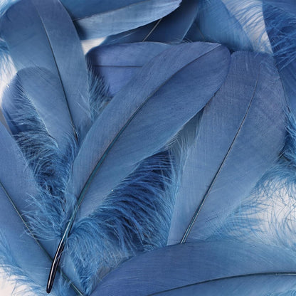 120pcs Yellow Goose Feathers Natural Bulk 6-8 inch 15-20cm for Crafts DIY Cosplay Wedding Party Halloween Decoration Goose Nagoire Feathers