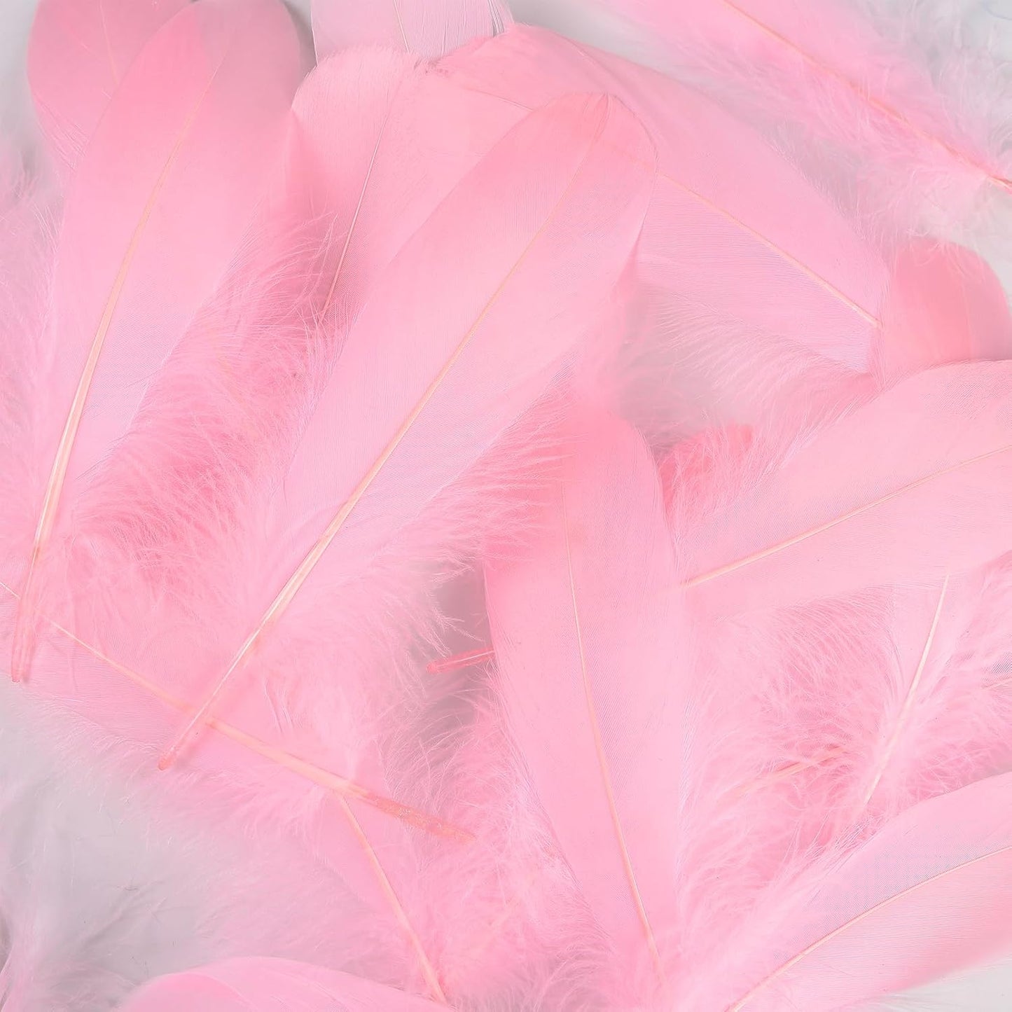 120pcs Yellow Goose Feathers Natural Bulk 6-8 inch 15-20cm for Crafts DIY Cosplay Wedding Party Halloween Decoration Goose Nagoire Feathers