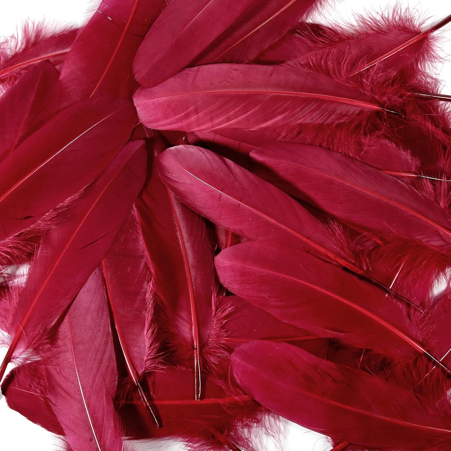 120pcs Yellow Goose Feathers Natural Bulk 6-8 inch 15-20cm for Crafts DIY Cosplay Wedding Party Halloween Decoration Goose Nagoire Feathers