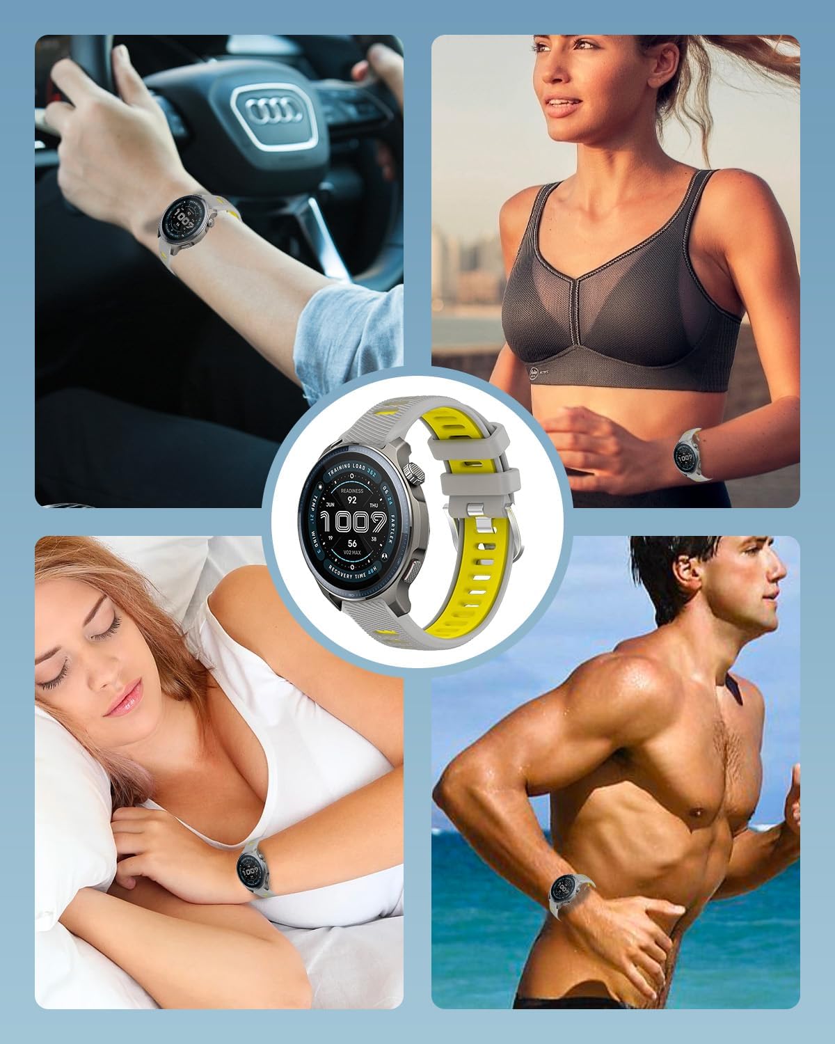 Bands for Amazfit Balance 2 Smartwatch,Sport quick-release Silicone Band for Amazfit Balance 2 1.5",Soft Lightweight & Ventilated Comfort Replacement Smartwatch Strap,Adjustable Wristband