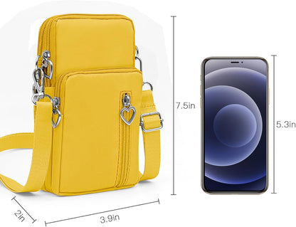 Lightweight Small Crossbody bags Cell Phone Purses Travel Pouch Shoulder Bag for Women