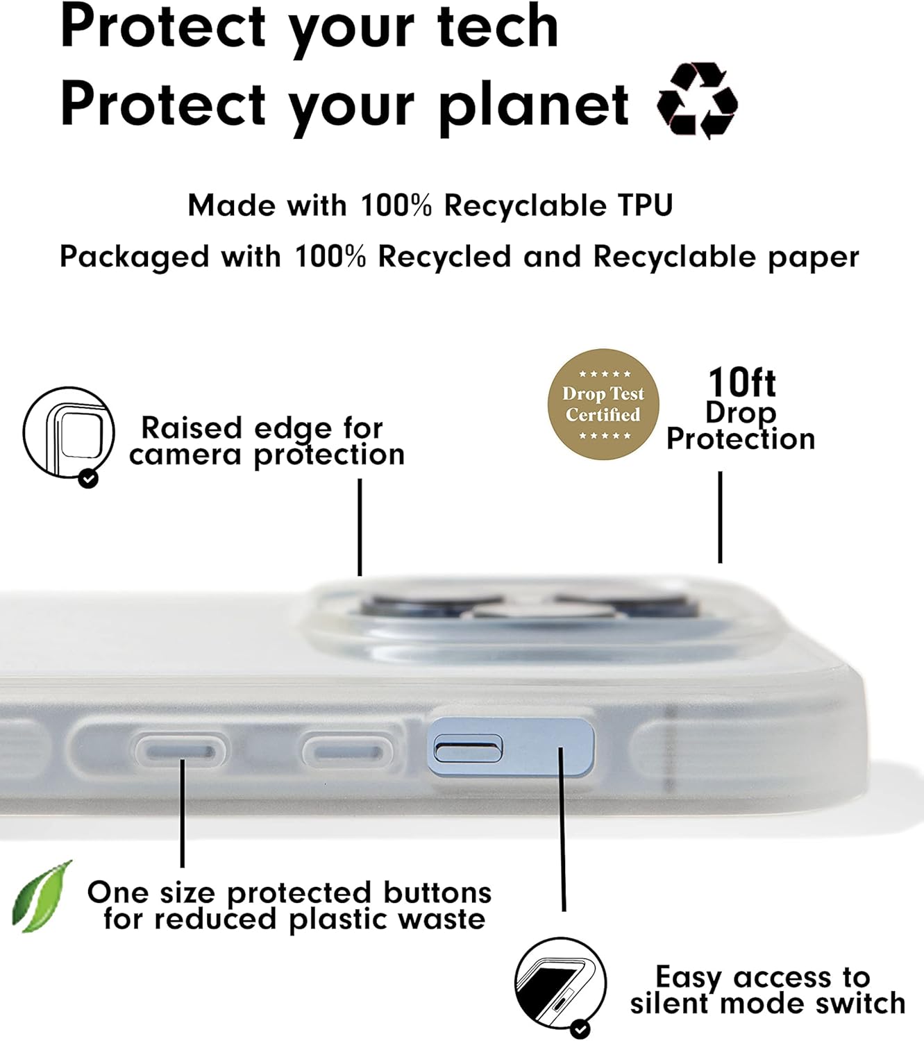 Phone Case for iPhone 16 Pro Max | Compatible with MagSafe | 10ft Drop Tested | Lemon Gingham - Colors B