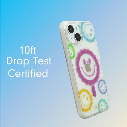 Phone Case for iPhone 16 Pro Max | Compatible with MagSafe | 10ft Drop Tested | Lemon Gingham - Colors B