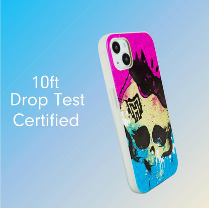 Phone Case for iPhone 16 Pro Max | Compatible with MagSafe | 10ft Drop Tested | Lemon Gingham - Colors B