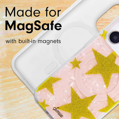 Phone Case for iPhone 16 Pro Max | Compatible with MagSafe | 10ft Drop Tested | Lemon Gingham - Colors B