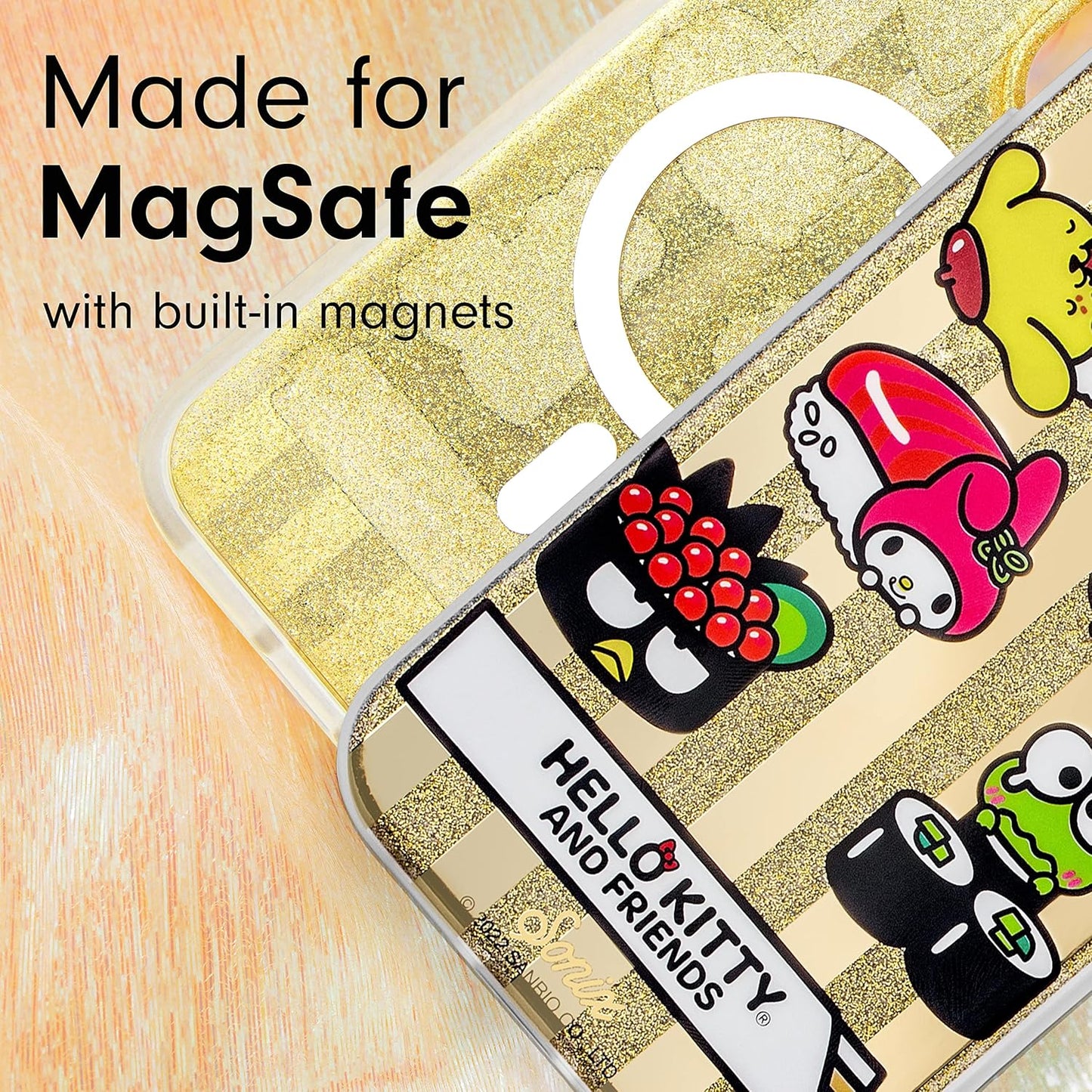 Phone Case for iPhone 16 Pro Max | Compatible with MagSafe | 10ft Drop Tested | Lemon Gingham - Colors B
