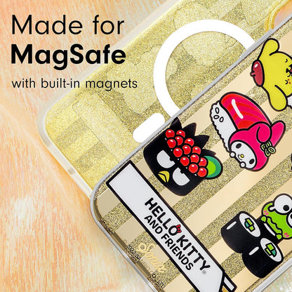 Phone Case for iPhone 16 Pro Max | Compatible with MagSafe | 10ft Drop Tested | Lemon Gingham - Colors B