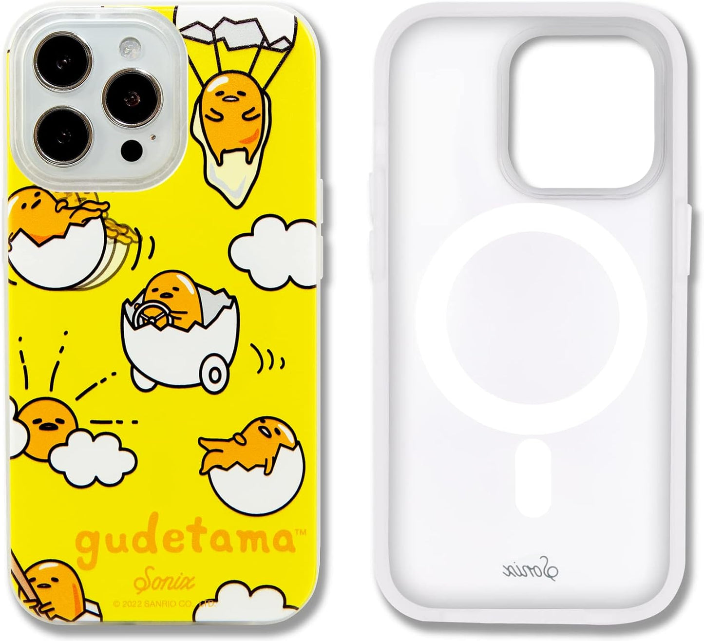Phone Case for iPhone 16 Pro Max | Compatible with MagSafe | 10ft Drop Tested | Lemon Gingham - Colors B