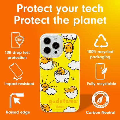 Phone Case for iPhone 16 Pro Max | Compatible with MagSafe | 10ft Drop Tested | Lemon Gingham - Colors B