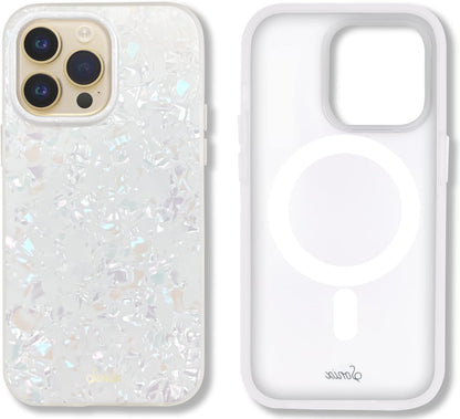 Phone Case for iPhone 16 Pro Max | Compatible with MagSafe | 10ft Drop Tested | Lemon Gingham - Colors B