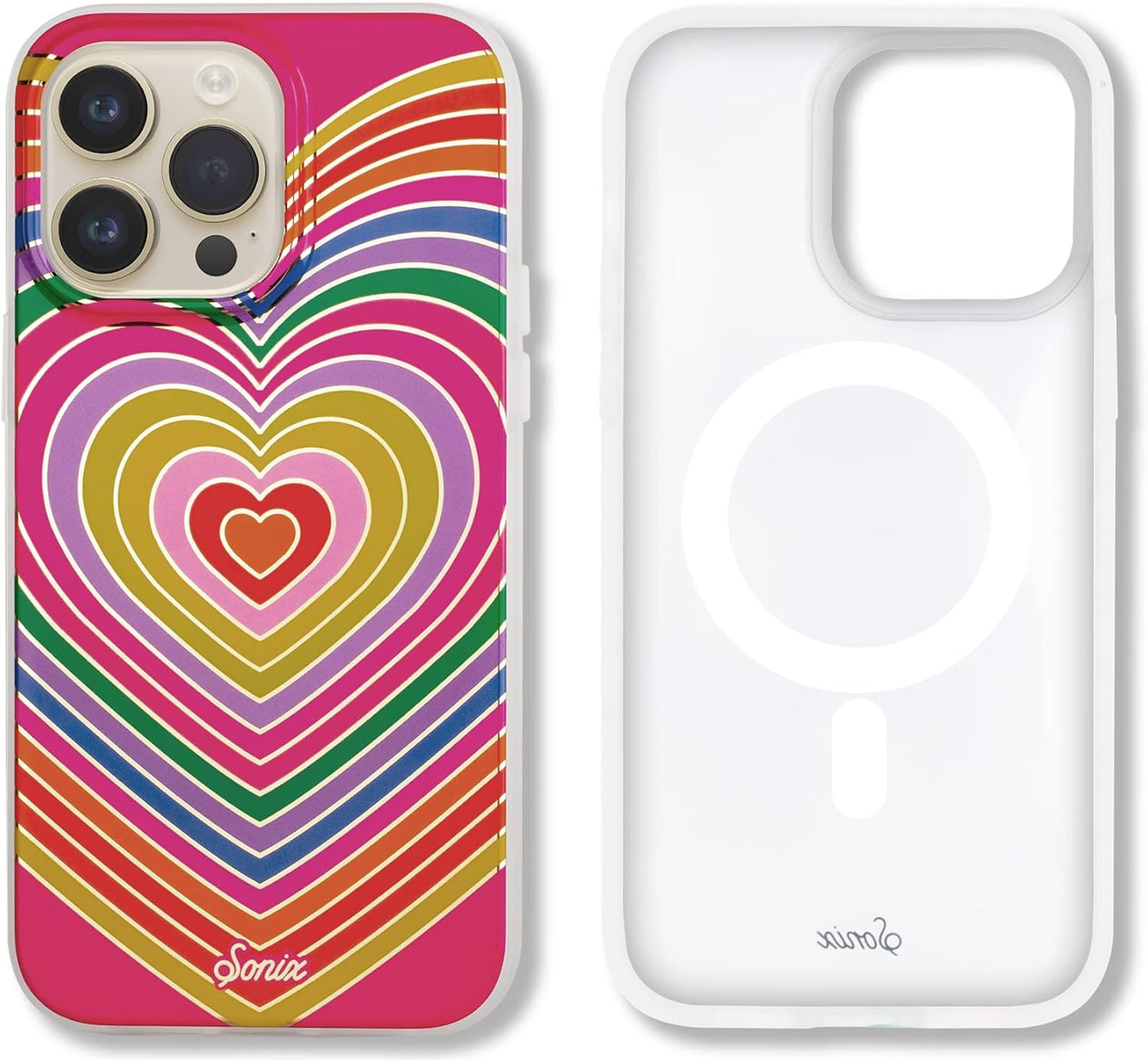 Phone Case for iPhone 16 Pro Max | Compatible with MagSafe | 10ft Drop Tested | Lemon Gingham - Colors B
