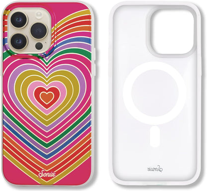 Phone Case for iPhone 16 Pro Max | Compatible with MagSafe | 10ft Drop Tested | Lemon Gingham - Colors B