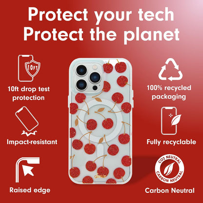Phone Case for iPhone 16 Pro Max | Compatible with MagSafe | 10ft Drop Tested | Lemon Gingham - Colors B