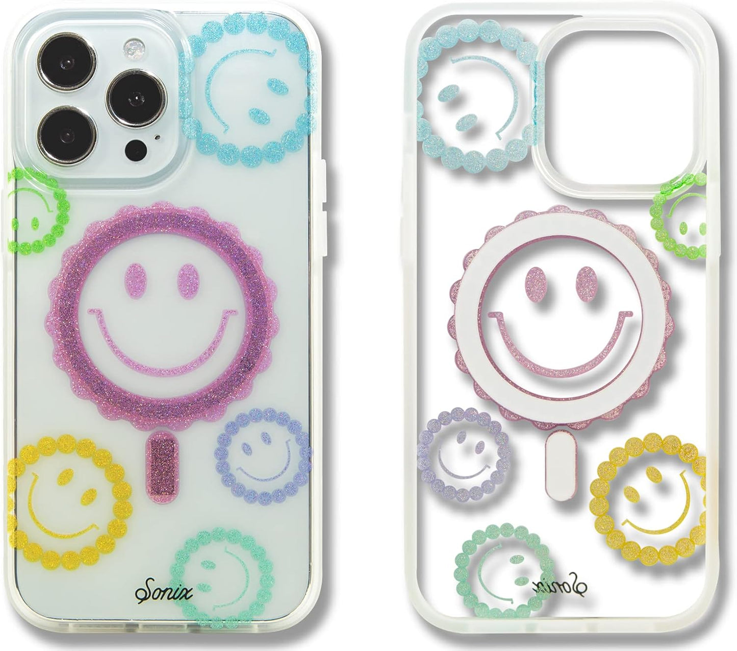 Phone Case for iPhone 16 Pro Max | Compatible with MagSafe | 10ft Drop Tested | Lemon Gingham - Colors B