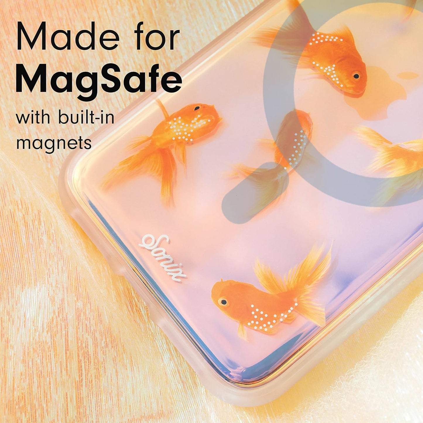 Phone Case for iPhone 16 Pro Max | Compatible with MagSafe | 10ft Drop Tested | Lemon Gingham - Colors B