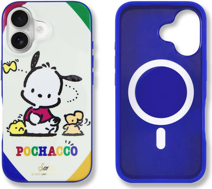Phone Case for iPhone 16 Pro Max | Compatible with MagSafe | 10ft Drop Tested | Lemon Gingham - Colors B
