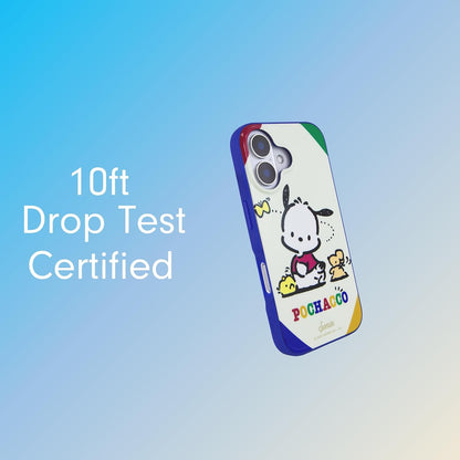 Phone Case for iPhone 16 Pro Max | Compatible with MagSafe | 10ft Drop Tested | Lemon Gingham - Colors B