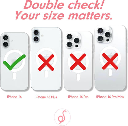 Phone Case for iPhone 16 Pro Max | Compatible with MagSafe | 10ft Drop Tested | Lemon Gingham - Colors B