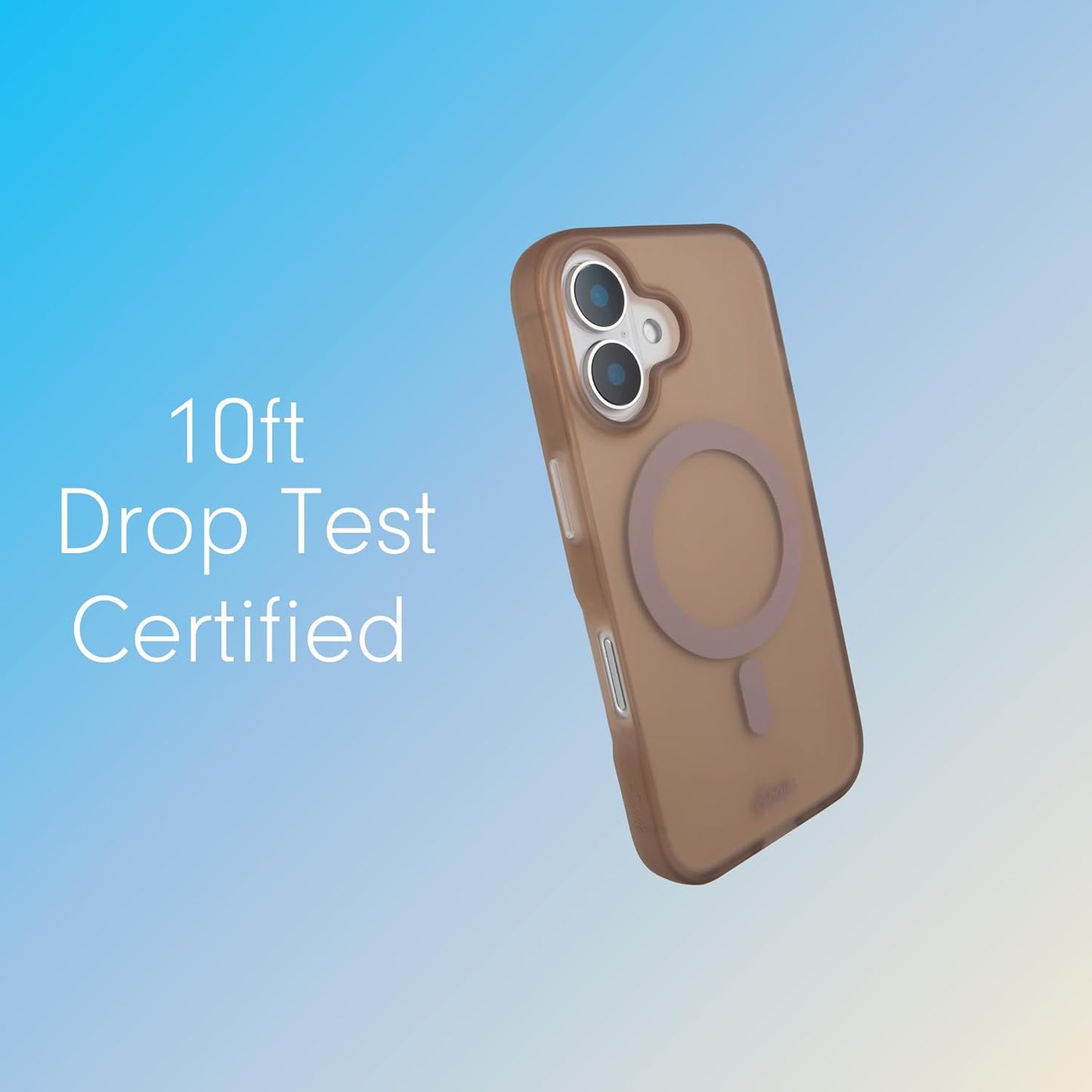 Phone Case for iPhone 16 Pro Max | Compatible with MagSafe | 10ft Drop Tested | Lemon Gingham - Colors B