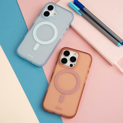 Phone Case for iPhone 16 Pro Max | Compatible with MagSafe | 10ft Drop Tested | Lemon Gingham - Colors B