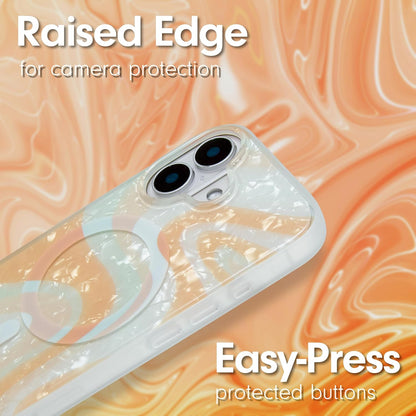 Phone Case for iPhone 16 Pro Max | Compatible with MagSafe | 10ft Drop Tested | Lemon Gingham - Colors B