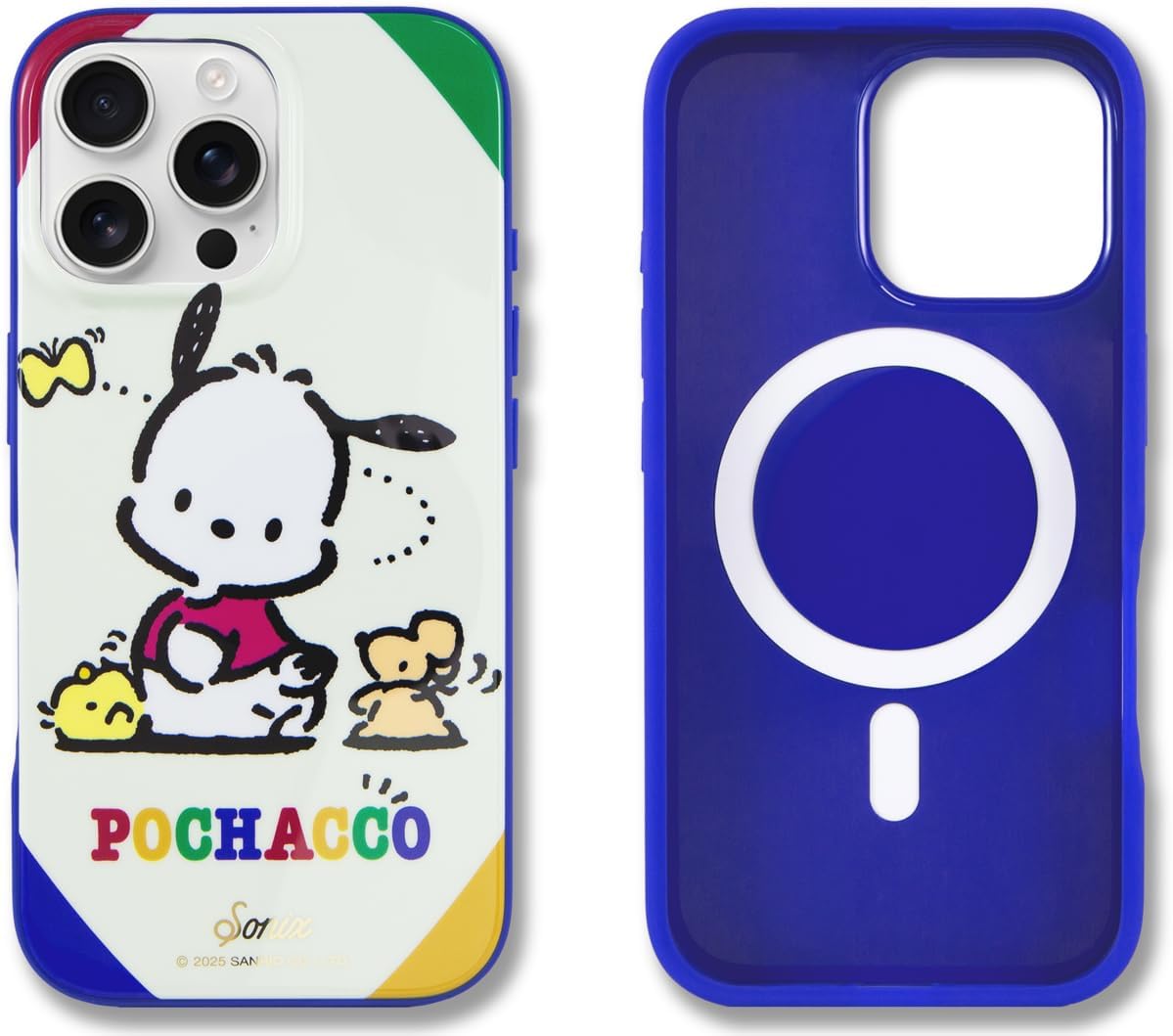 Phone Case for iPhone 16 Pro Max | Compatible with MagSafe | 10ft Drop Tested | Lemon Gingham - Colors B