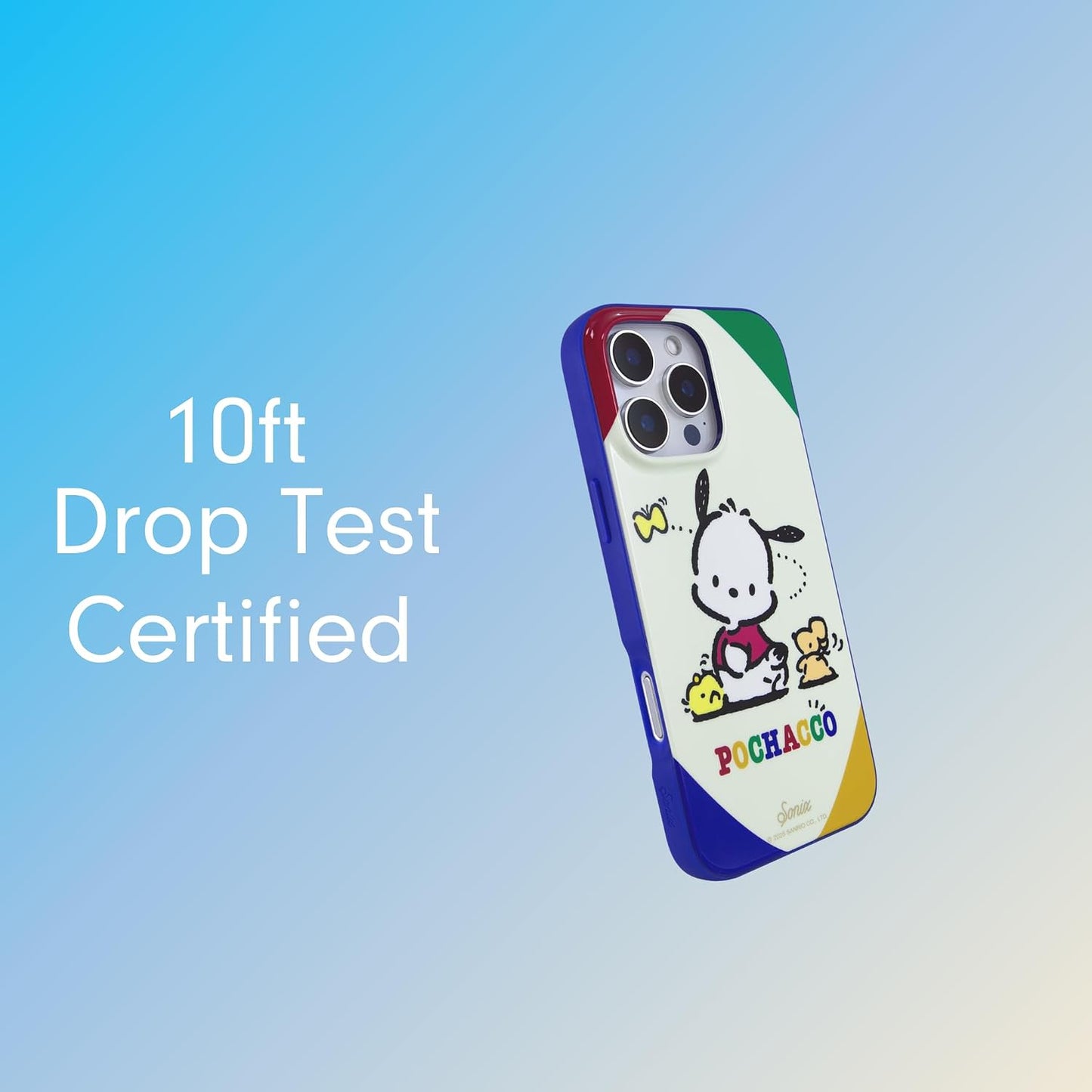 Phone Case for iPhone 16 Pro Max | Compatible with MagSafe | 10ft Drop Tested | Lemon Gingham - Colors B