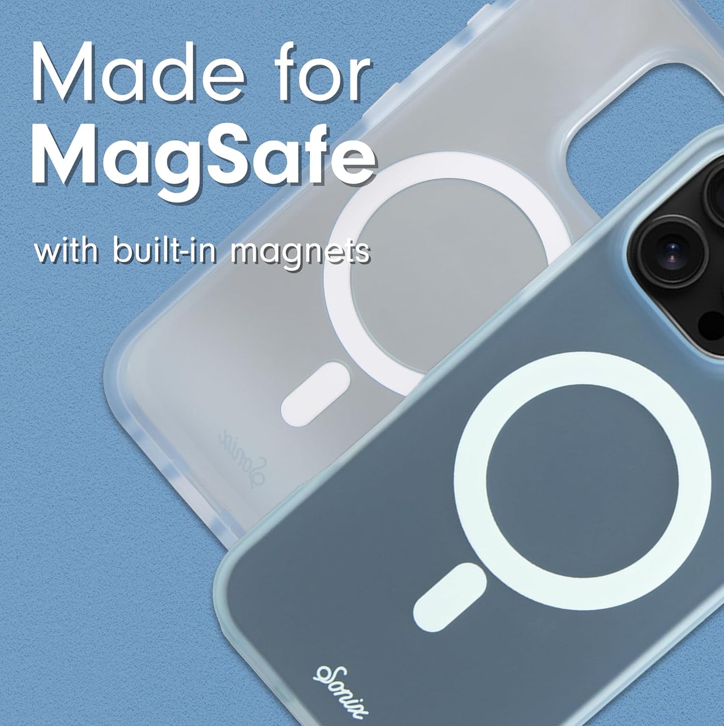 Phone Case for iPhone 16 Pro Max | Compatible with MagSafe | 10ft Drop Tested | Lemon Gingham - Colors B